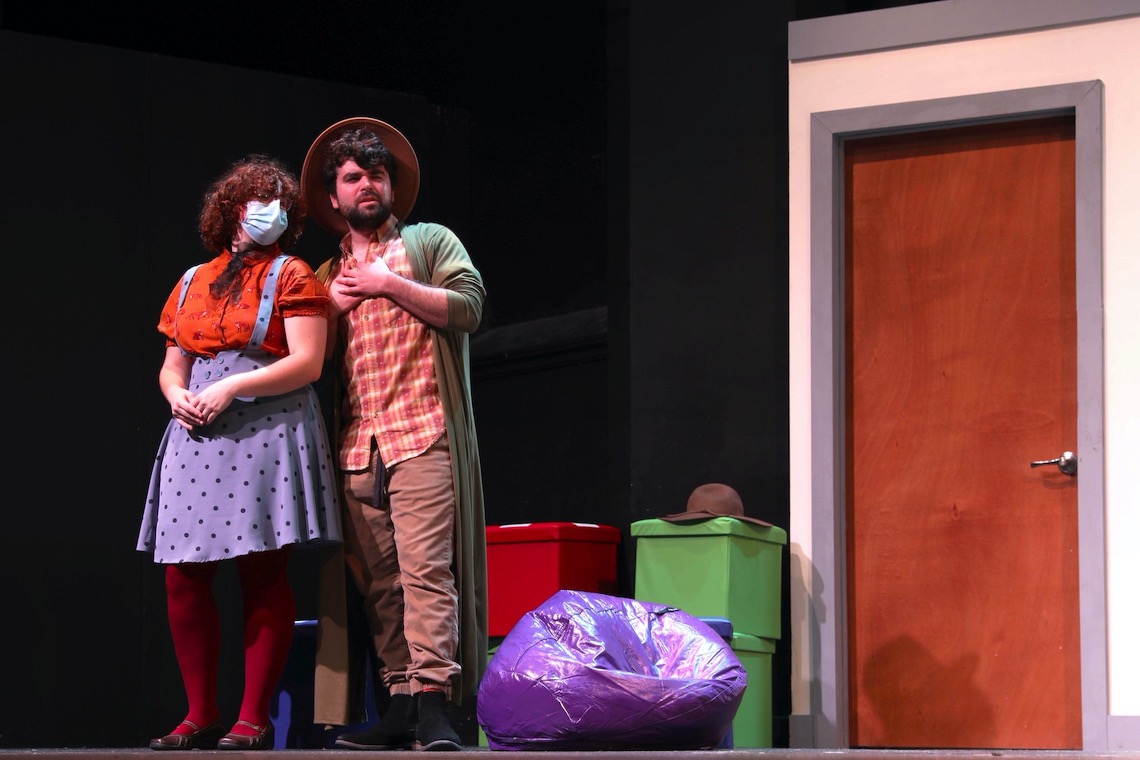 The harder Logan (Arianna Koutrokois) and Jaxton (Brooks Ewald) try to sanitize history, the more offensive they get in "The Thanksgiving Play."