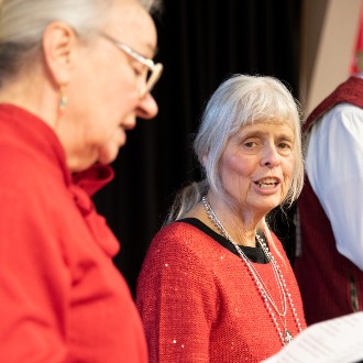 The Franco-American Collection welcomed members of the surrounding community to the LAC Campus for a French language sing along of Christmas carols.