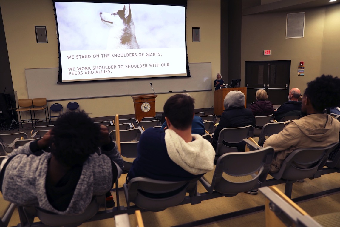 The ROCC invited Alison Jones Webb to visit campus for a lecture about her book, "Recovery Allies."