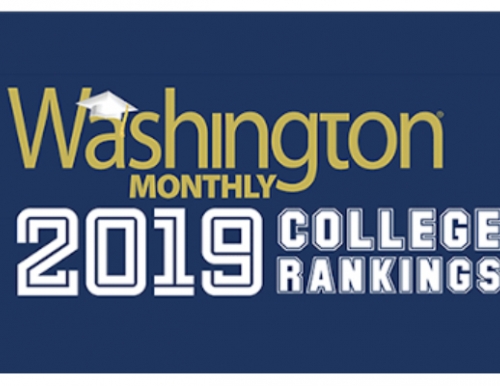 Washington Monthly 2019 College Rankings graphic.