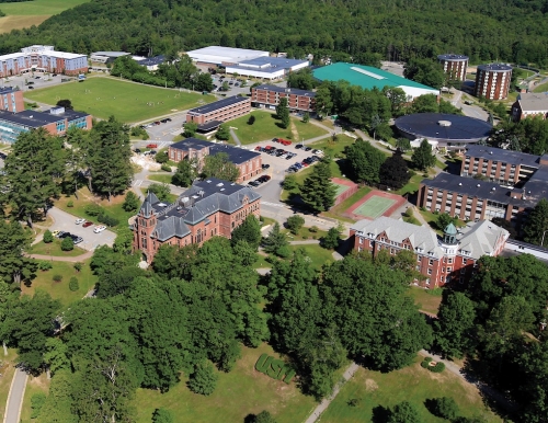 Gorham campus aerial photo.
