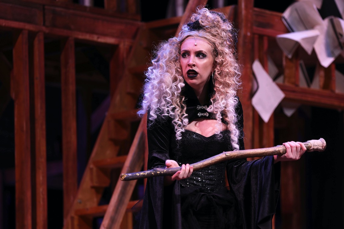 Kallie Brown works her magic as a witch in "Into the Woods."