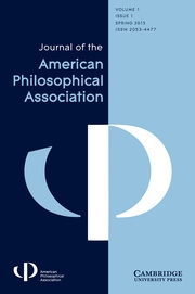 Photo of the American Philosophical Association Journal