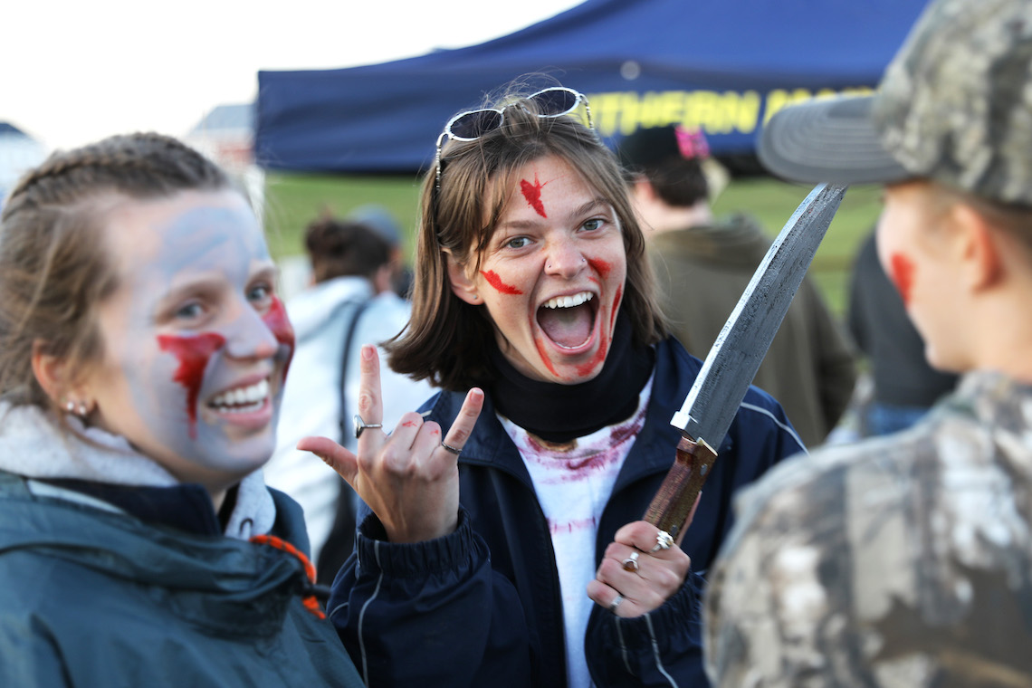 The plastic weapons were dull but at least the attitudes were edgy at the Zombie Run.