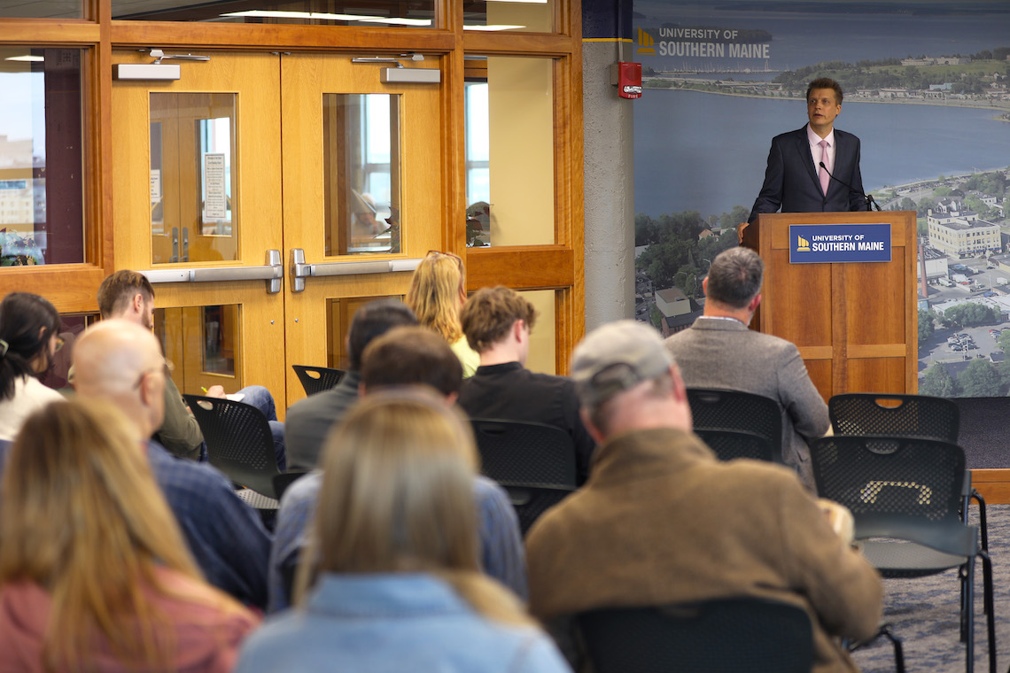 Glickman Library hosted Dr. Martin Hägglund for the inaugural entry in the Louden Family Lecture Series.