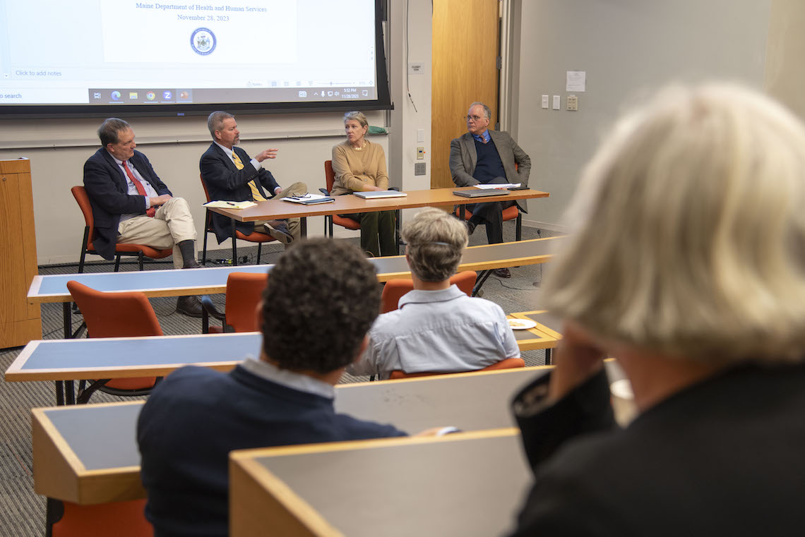 The Muskie School and Cutler Institute hosted a panel discussion about the challenges facing rural hospitals.
