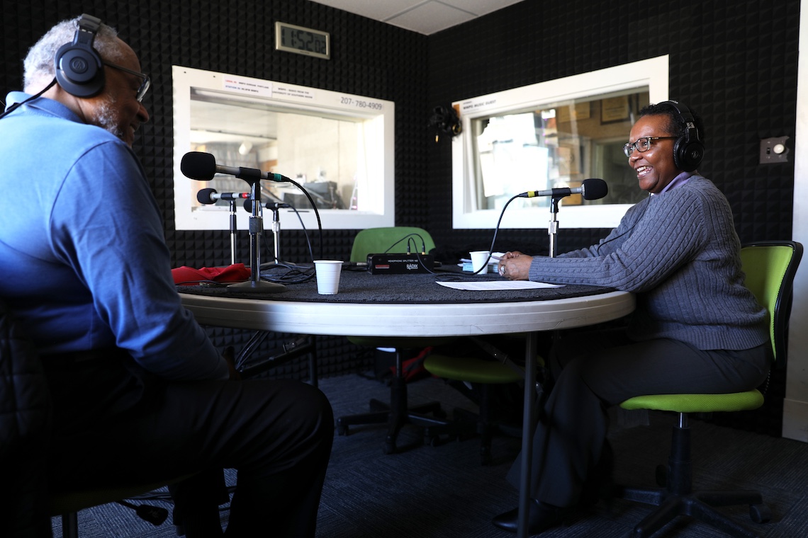 Dr. Idella Glenn and Bob Greene discuss Maine's Black history on WMPG's Intercultural Insights radio show.