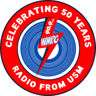 WMPG-FM 90.9 logo: Celebrating 50 Years - Radio From USM