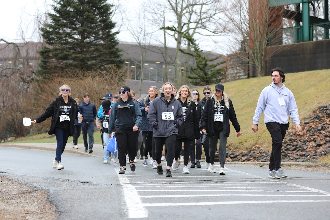 The Paula D. Hodgdon TrailblazHer Walk began and ended its 1.5-mile route near the entrance to the USM softball field.