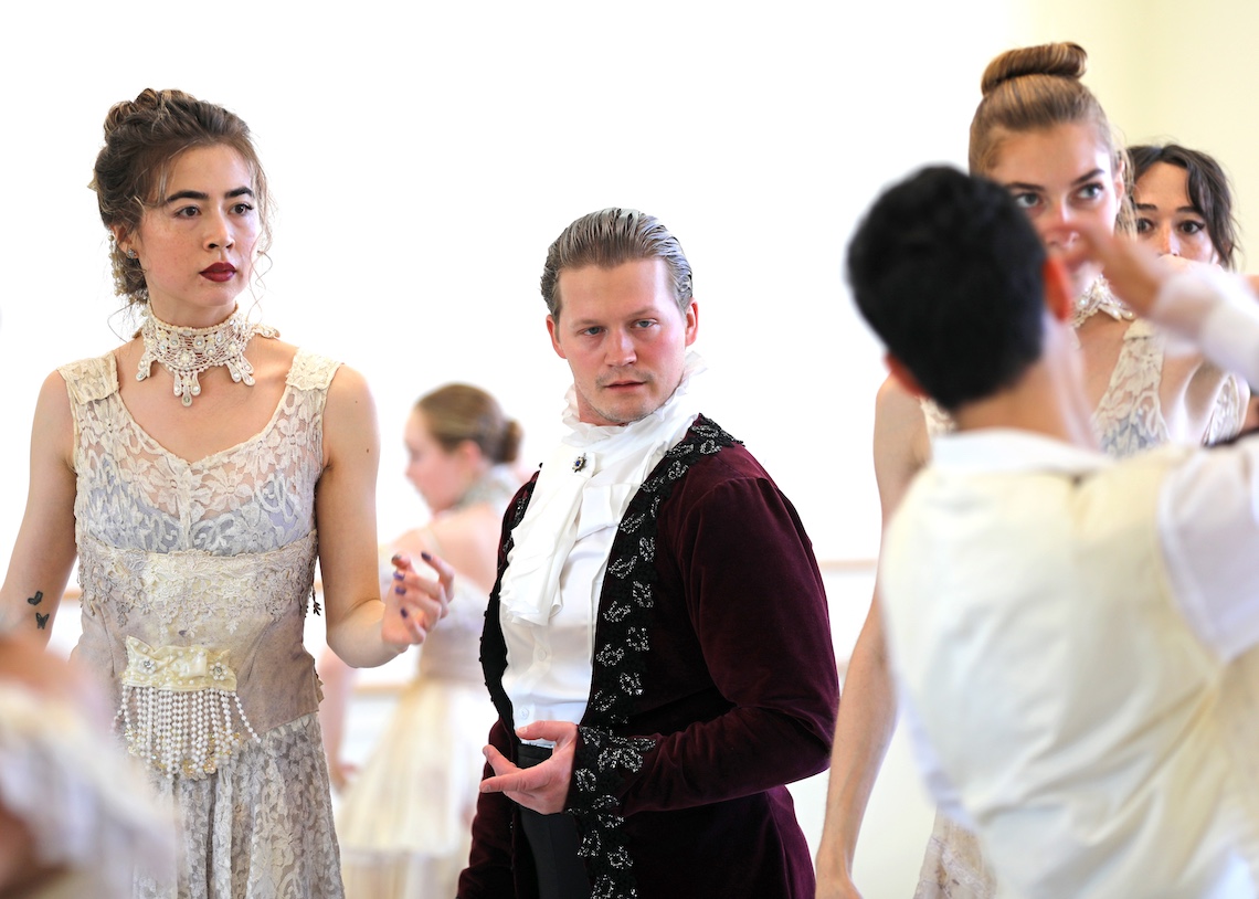 Eugene Mesheryakov is Dracula on stage for Portland Ballet, but in the classroom, he is a student in the Health Sciences program.