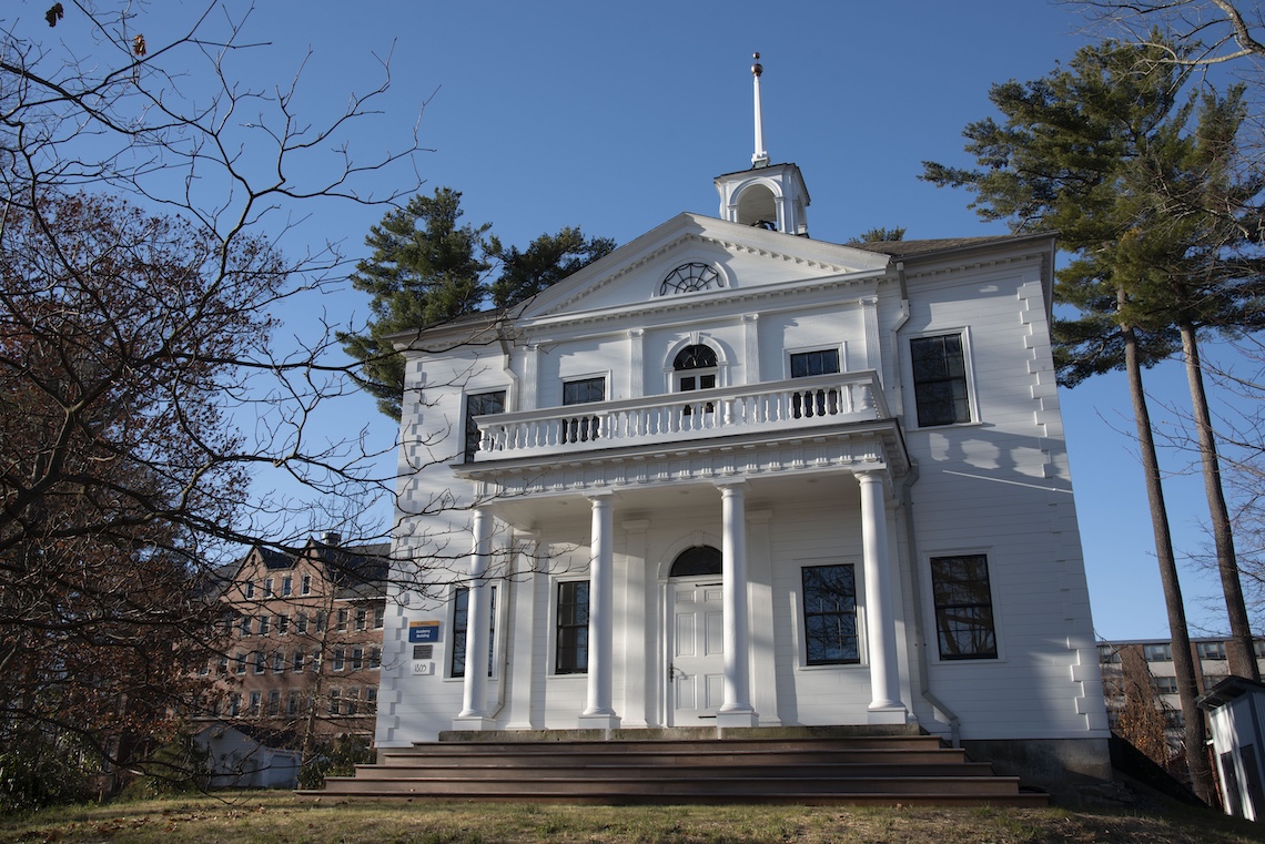 Built in 1806 as a private secondary school, the Academy Building today houses USM's Department of Art.