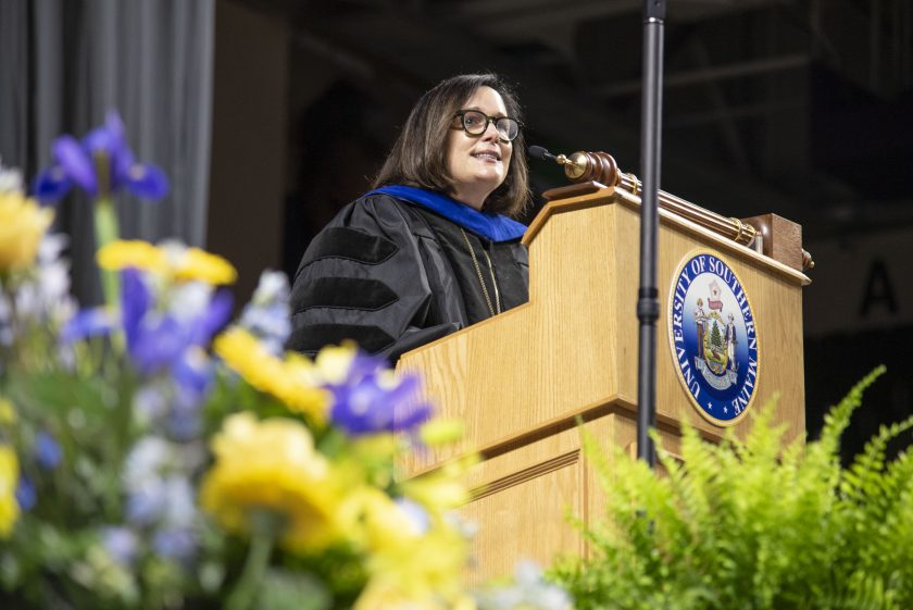 Pres. Jacqueline Edmondson honors graduates’ unwavering hope at USM ...