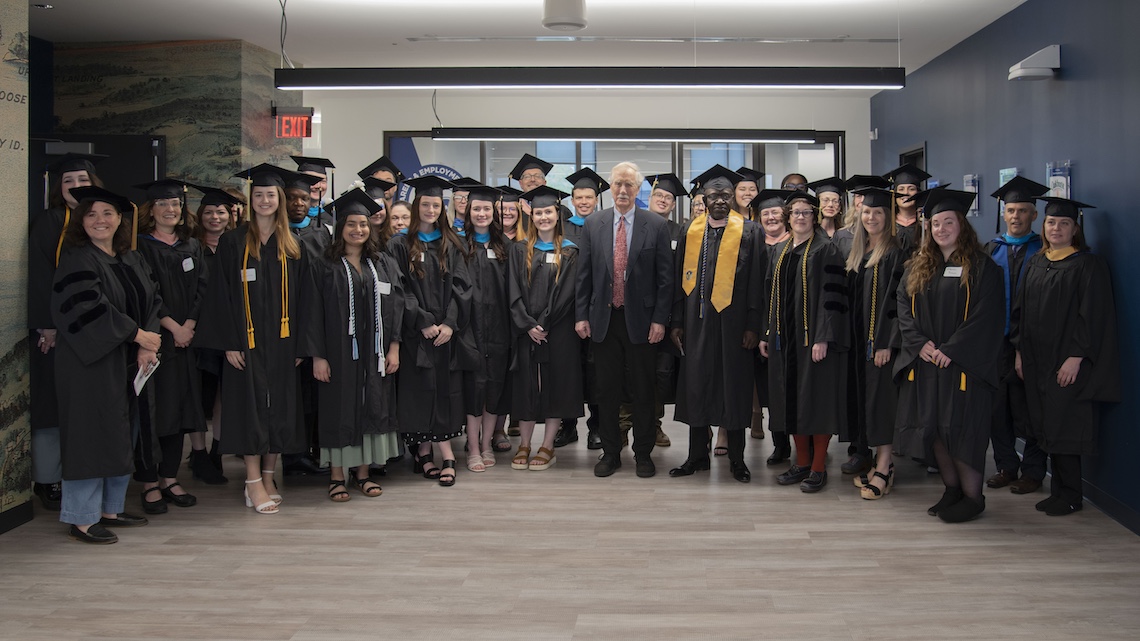 Sen. Angus King offers his congratulations to the Muskie School's Class of 2025.