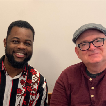Emmanuel Mutshaila '22 and Prof. Richard Bilodeau