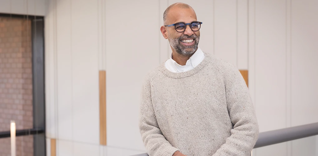Raj Vinnakota, President of the Institute for Citizens & Scholars, smiles for a photo.