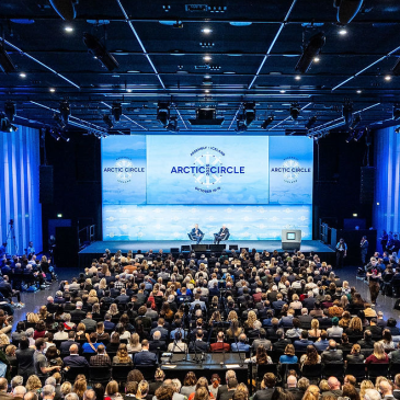 Opening ceremony at Arctic Circle Assembly in Reykjavik, Iceland.