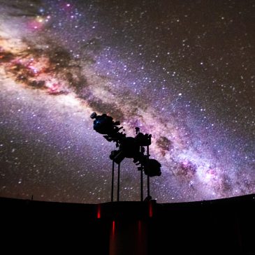 Inside the Southworth Planetarium at USM.