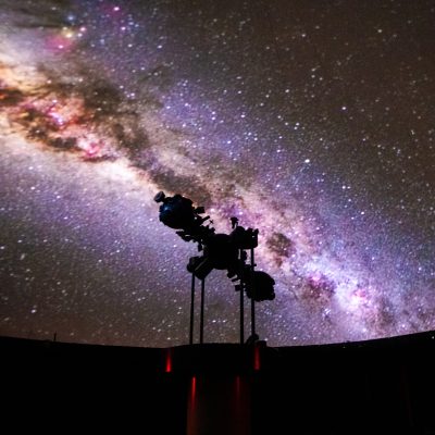 Inside the Southworth Planetarium at USM.