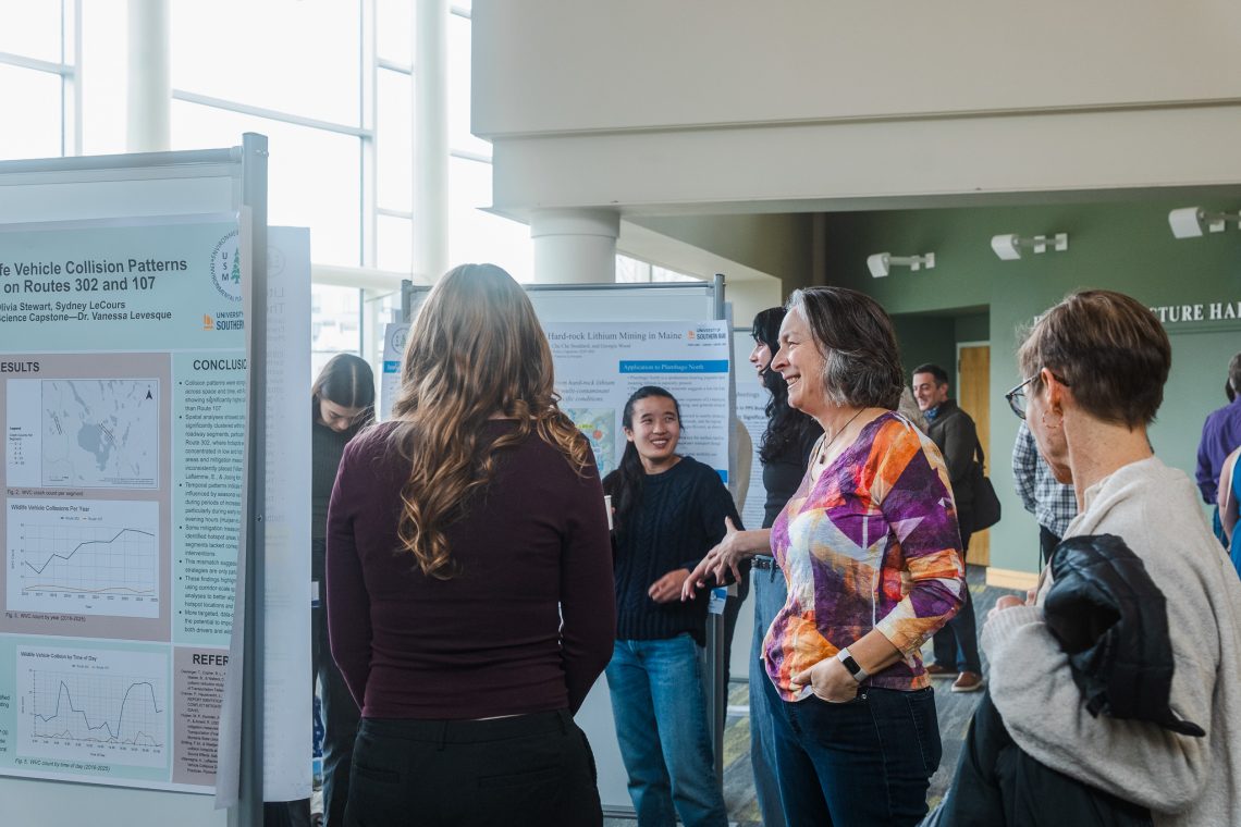 Students present their research at the Annual Thinking Matters symposium.