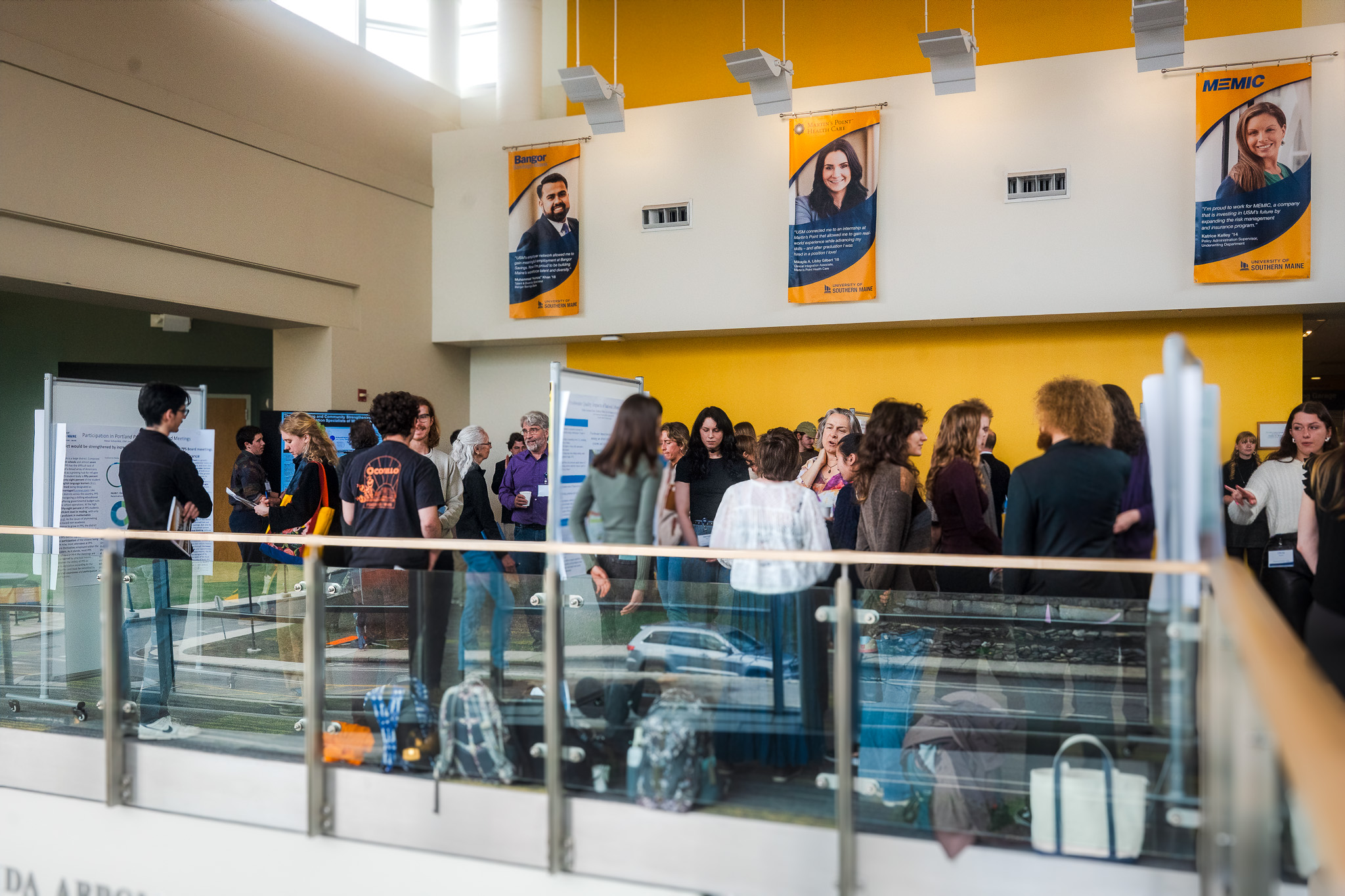 Students present their research at the Annual Thinking Matters symposium.