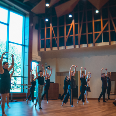Arts Lab with dancers at Crewe. Center for the Arts