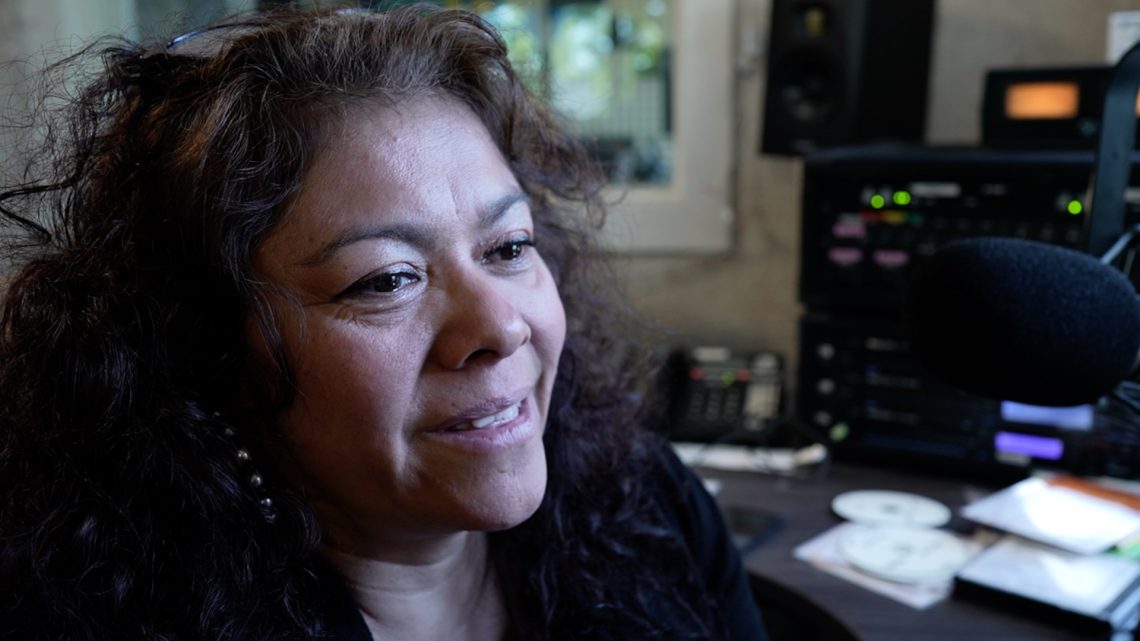 A still of a person in interview from WMPG documentary "An Extraordinary Place".
