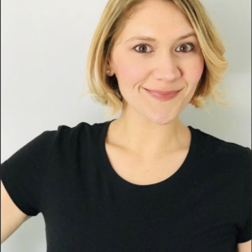 Headshot of Megan Bosarge in a black t shirt