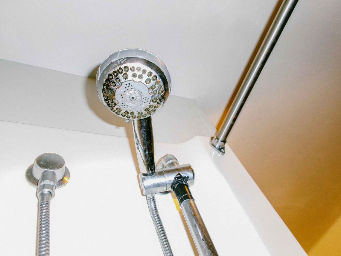 Photograph of a shower head by photovoice participant Mojorizen.