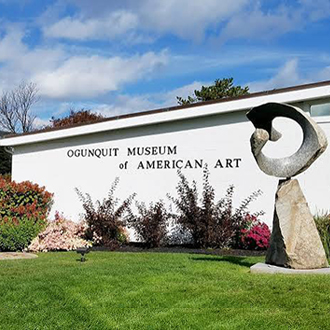 Photo of the outside of Ogunquit Museum of American Art.