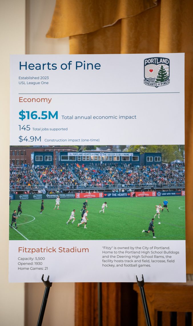 Hearts of Pine contribution results in poster format.