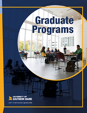 The cover page of our graduate study viewbook.