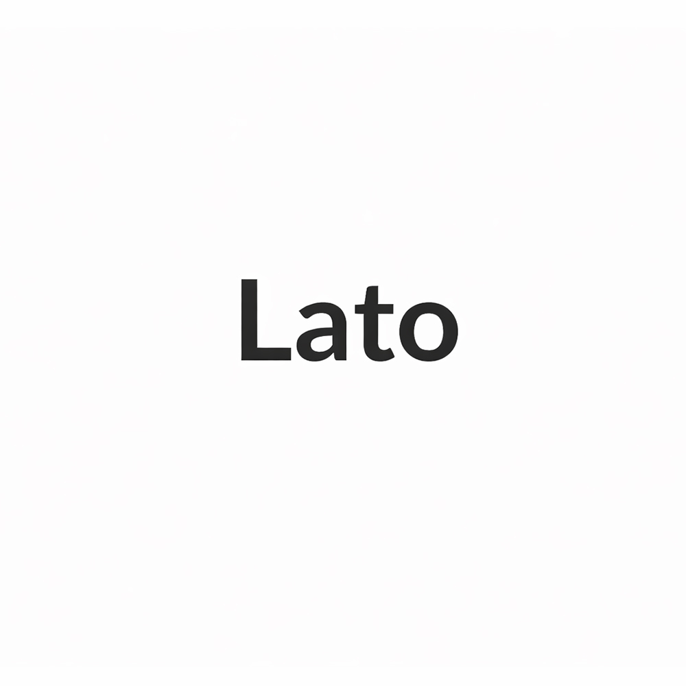 Lato is our approved web font