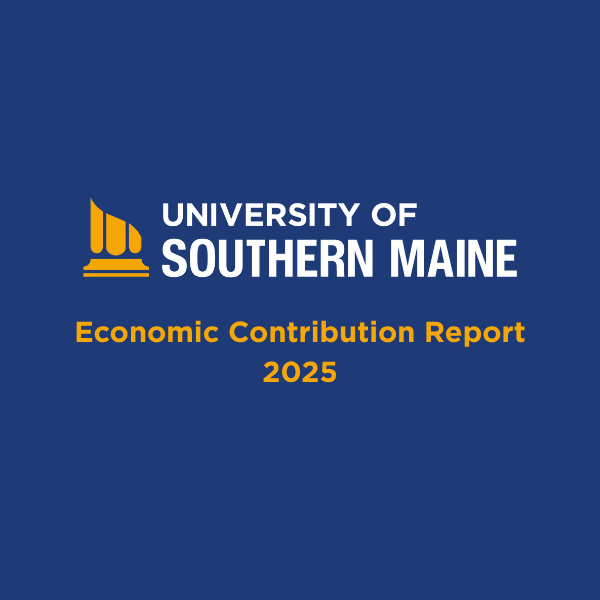 USM Logo with Economic Contribution Report Subtitle