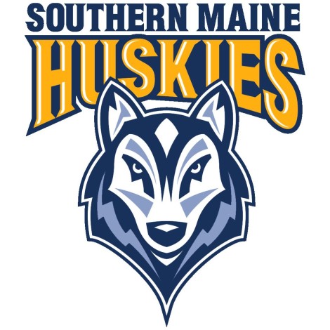Southern Maine Huskies Sports Logo