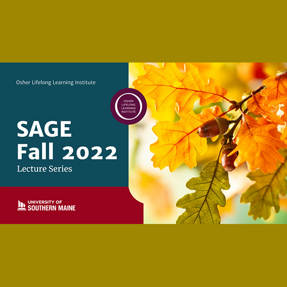 Sage promotion for Fall 2022 showing autumn leaves