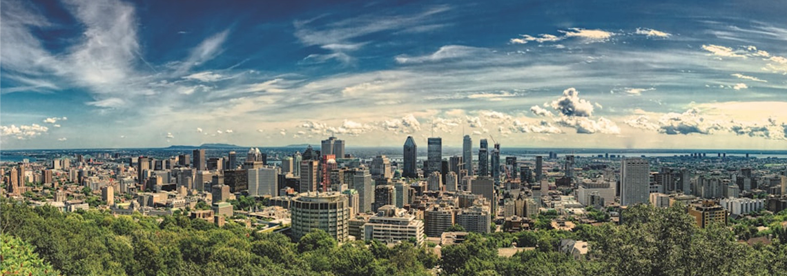 Sweeping view of Montreal. Photo by Mathias Mullie - Unsplash