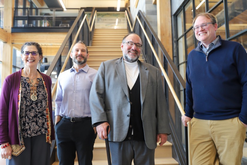 USM Faculty Panel for Forum on American Democracy: Dr. Michelle Vázquez Jacobus, Dr. David Kasdan, Dr. Ron Schmidt and Dr. Adam Schmitt