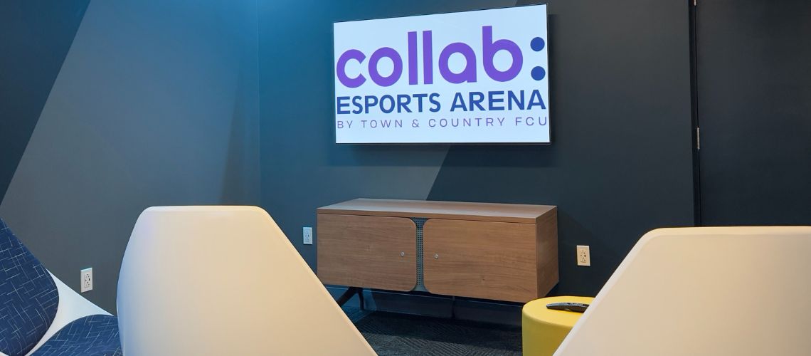 Viewing area of collab: esports arena space