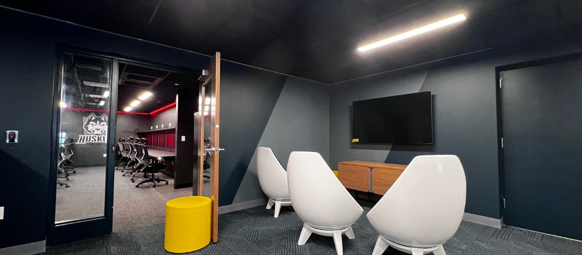 Viewing area of collab: esports arena space