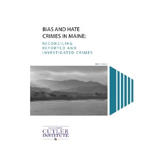 Cover of "Bias and Hate Crimes in Maine" report