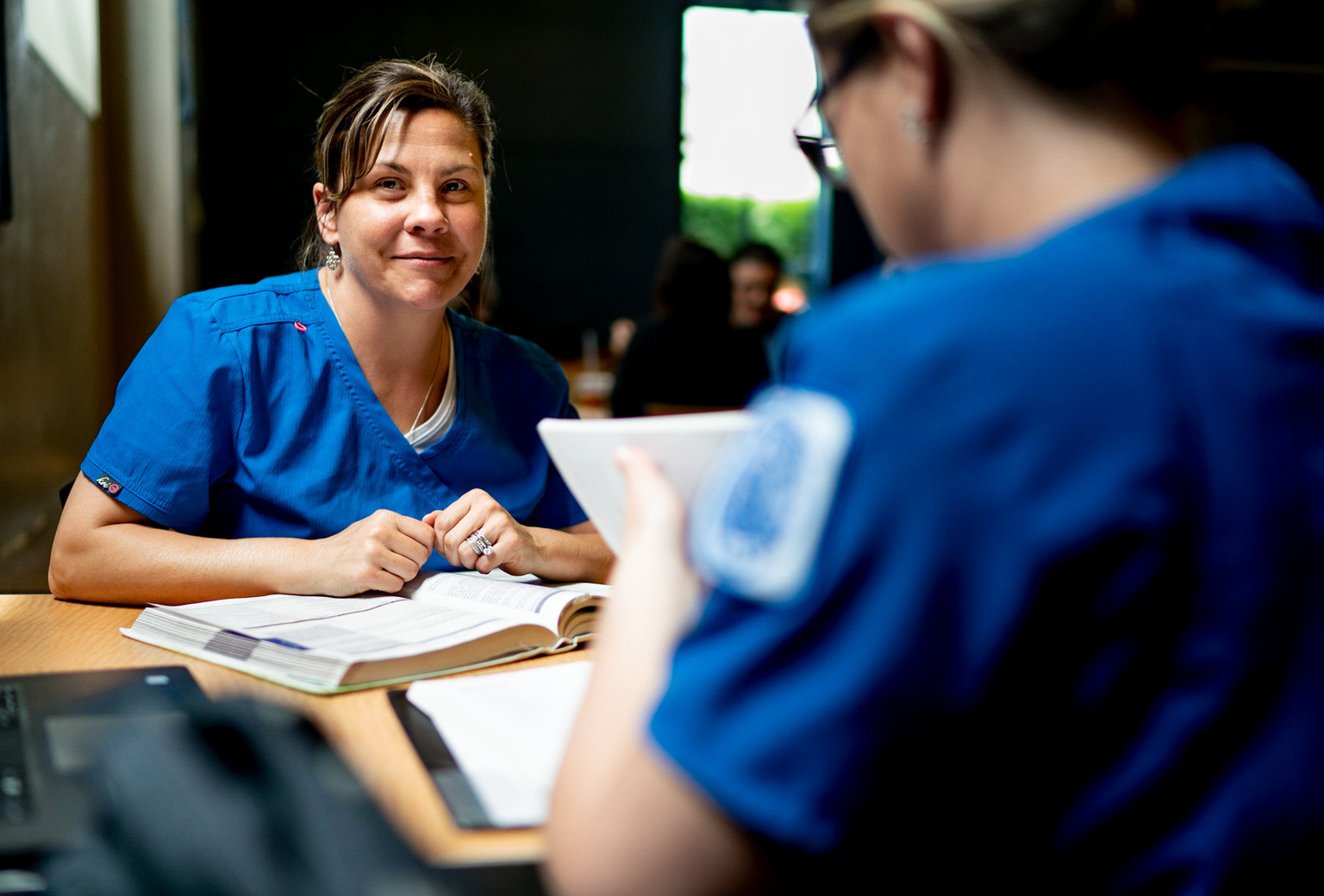 Take advantage of studying with your peers outside of your online nursing micro-credential at USM.