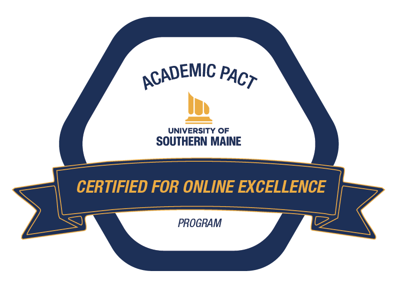 The Academic PACT is a sign of high quality in online and hybrid courses at USM.