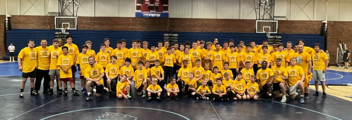 Wrestling Clinic Team Picture