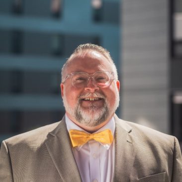 Head shot of University of Southern Maine Vice President for Student Affairs Andrew Pollom