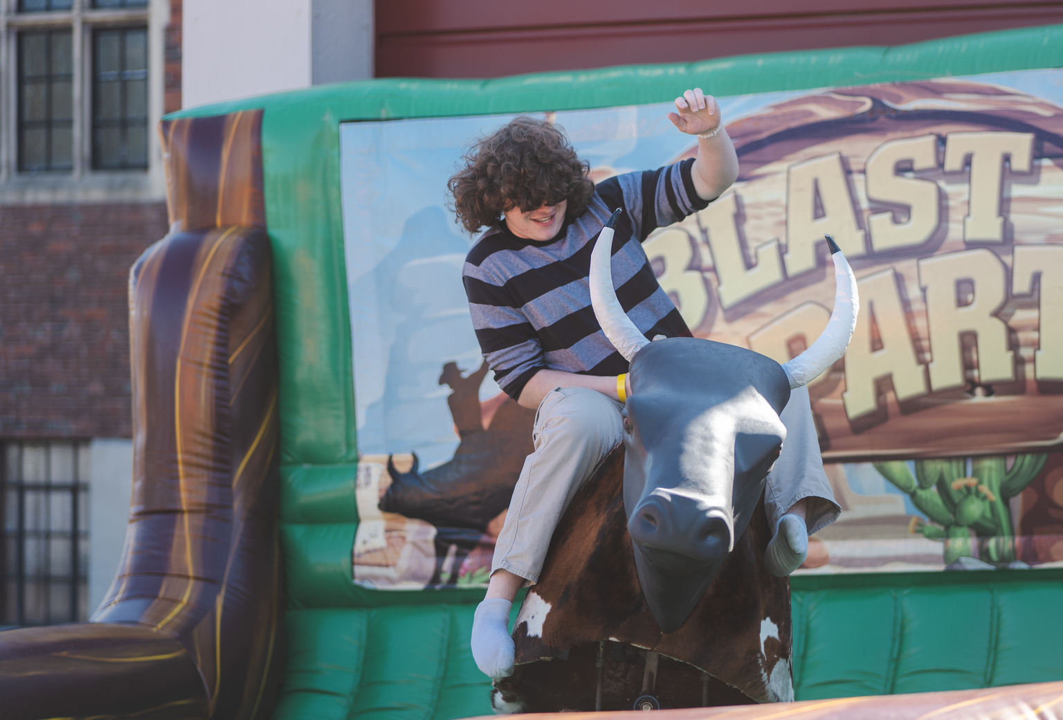 Ride a fake bull and enjoy being part of USM's Homecoming and Family Weekend