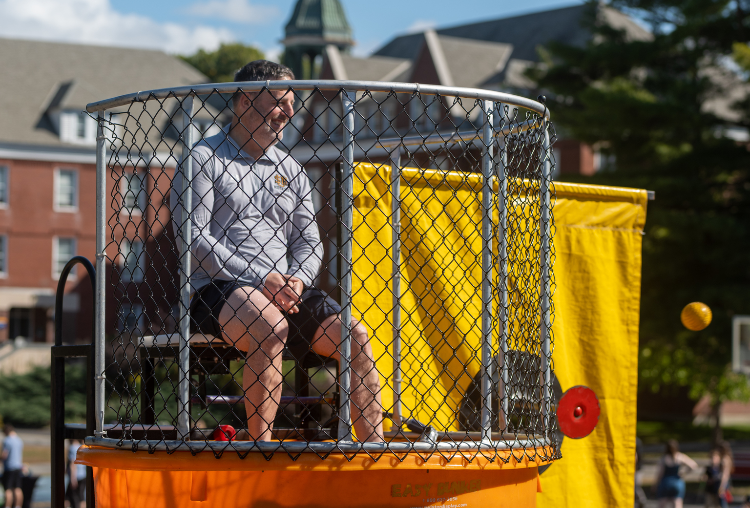 Dunk your favorite USM personality as part of USM's Homecoming and Family Weekend