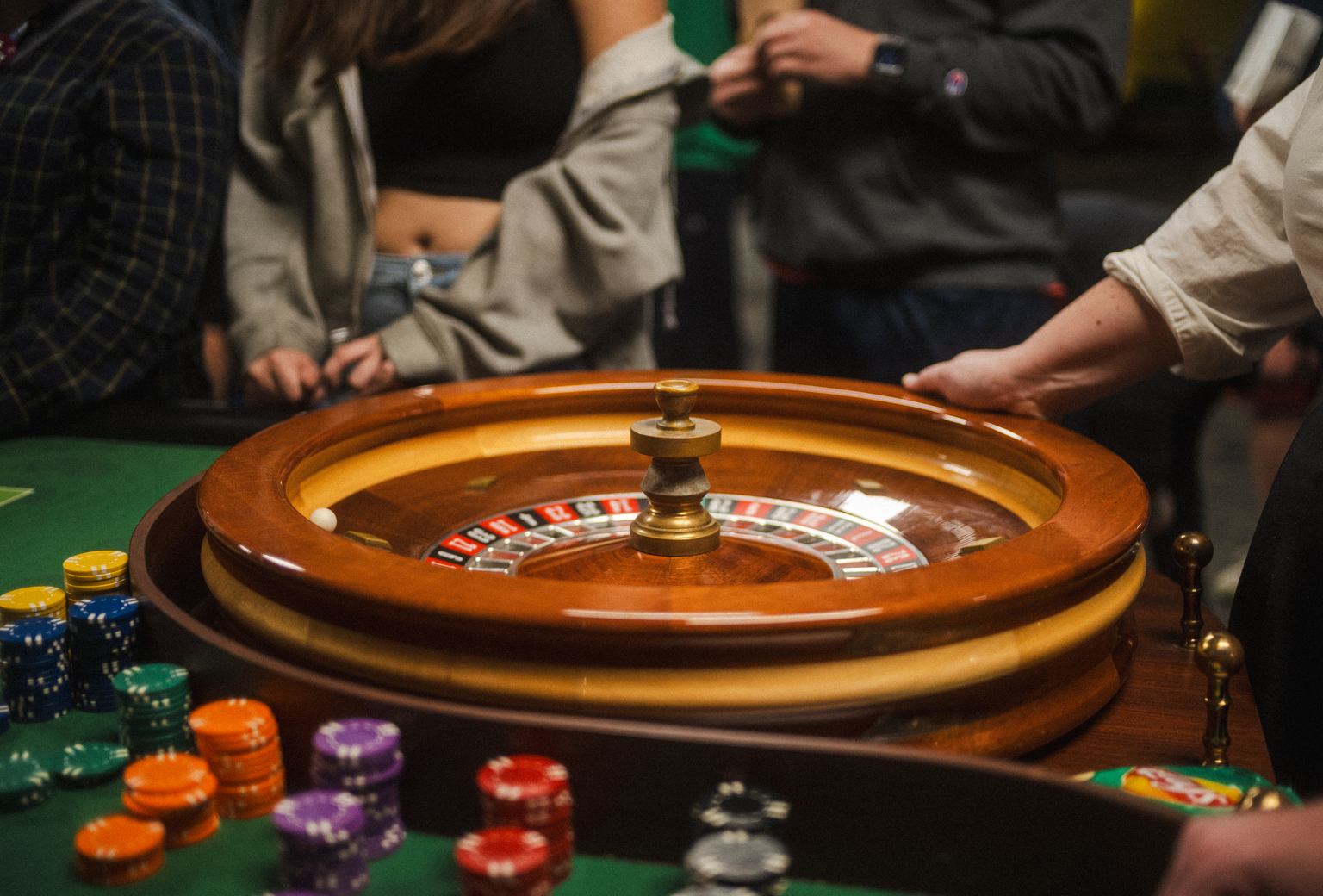 Casino night, part of USM's Homecoming and Family Weekend