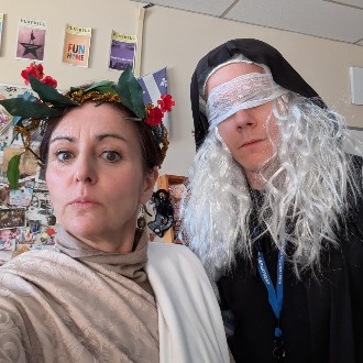 Calliope & Tiresias Invite the Gods to Revisit Homer's The Odyssey.