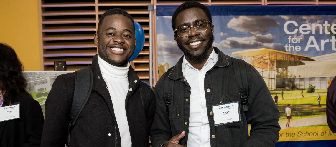 Two Promise Scholars at USM Campaign Launch Event