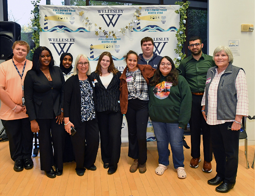 TRIO students pose at this year's annual New England First Gen Leadership Summit.